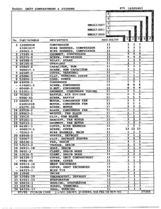 Unit Compartment And Systems Page 2 Diagram and Parts List for 621841  Admiral Refrigerator