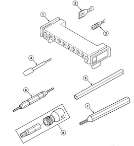 Tools Diagram and Parts List for SSE517WF1500  Speed Queen Dryer