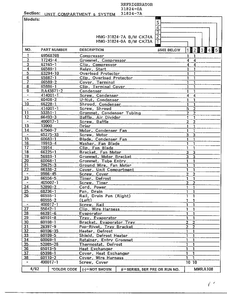 Unit Compartment & System Page 2 Diagram and Parts List for 31824-0A  Admiral Refrigerator