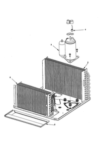 Compressor Assembly Diagram and Parts List for RC07090A1D PRC07090A1DB Amana Air Conditioner
