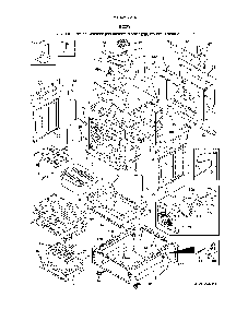 Body Diagram and Parts List for 79042623315  Kenmore Range