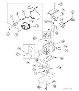 Card Reader Diagram and Parts List for SDG709LF  Speed Queen Dryer