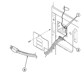Power Cord Diagram and Parts List for SDE707QF1500  Speed Queen Dryer
