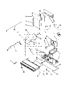 Unit parts Diagram and Parts List for 59672383412  Amana Refrigerator