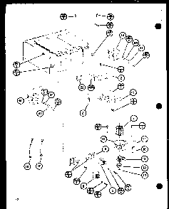 Blower Diagram and Parts List for RC-20SE P76881-4M Amana Microwave