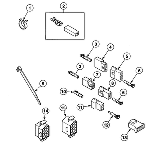 Terminals Diagram and Parts List for SDE107WF99L6  Speed Queen Dryer