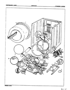 Automatic Dryer Page 6 Diagram and Parts List for 8638A REV A Norge Dryer