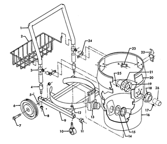 Mainbody Diagram and Parts List for C9025  Hoover Carpet Cleaner