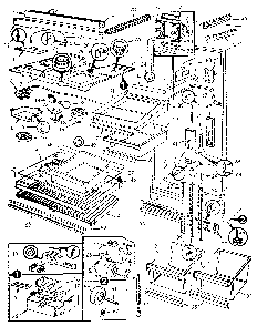Fresh Food Compartment Diagram and Parts List for JRTDX224LB M8B14B Jenn-Air Refrigerator