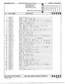 Freezer Compartment Page 2 Diagram and Parts List for 22992-OA  Admiral Refrigerator