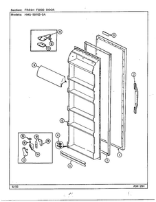 Part Location Diagram of 68073-15 Whirlpool NLANAMEPLATE