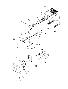 Crushed Ice Bucket Diagram and Parts List for SBD20S4L-P1190001WL  Amana Refrigerator