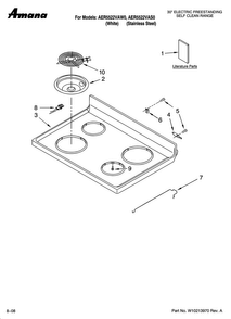 Part Location Diagram of W10196163 Whirlpool OWNERS MANUAL