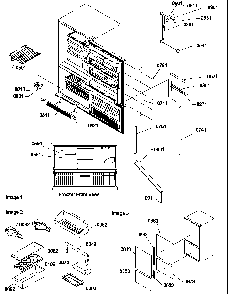 Trim & Accessories Diagram and Parts List for BBI20TL-P1199101WL  Amana Refrigerator