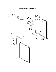 Fresh Food Door Diagram and Parts List for 11160615911  Kenmore Refrigerator