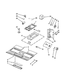 Part Location Diagram of W10286815 Whirlpool BASE
