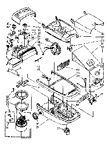 Vacuum Cleaner Parts Diagram and Parts List for 1162441084  Kenmore Canister Vacuum