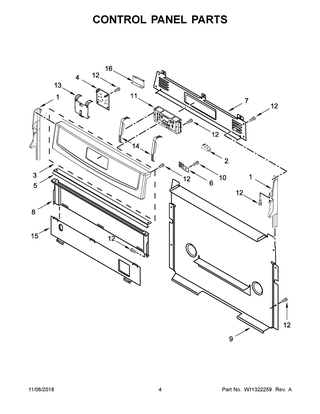 Part Location Diagram of W11314380 Whirlpool CNTRL-ELEC