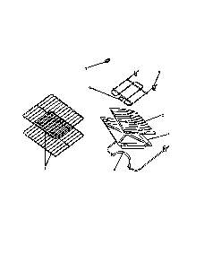 Page 2 Diagram and Parts List for EBE24AA-P1142414NW  Caloric Range