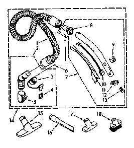 Part Location Diagram of 4147158 Maytag Hose
