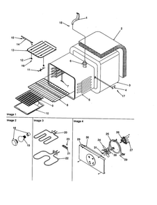 Cavity Diagram and Parts List for ZRTC8500E-P1143803NE  Amana Range