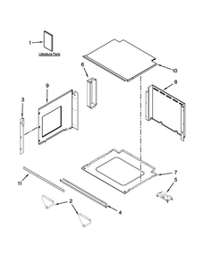 Oven Parts Diagram and Parts List for JMC2127WS02  Jenn-Air Microwave