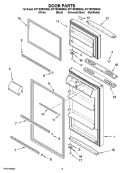 Part Location Diagram of 2265647W Whirlpool Endcap, Bottom (White)