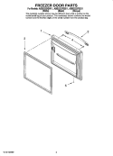 Part Location Diagram of WPW10119663 Whirlpool Handle - White
