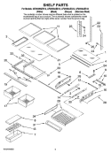 Part Location Diagram of 67006412 Whirlpool SHELF- STA