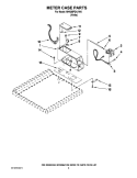 METER CASE PARTS Diagram and Parts List for MHN30PDAXW0  Maytag Washer