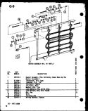 INTERIOR PARTS Diagram and Parts List for 2183EK P6753516R Amana Air Conditioner