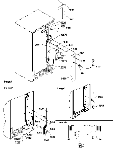Cabinet Back Diagram and Parts List for SB520SW-P1185003WW  Amana Refrigerator