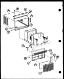 Page 1 Diagram and Parts List for ES2183HES P9938606R Maytag Air Conditioner