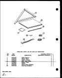 Page 7 Diagram and Parts List for WES2183HES P9938612R Amana Air Conditioner