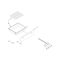 Drawer And Rack Parts Diagram and Parts List for JGS8750BDB16  Jenn-Air Range