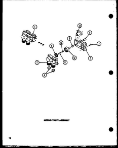 Section 9 Diagram and Parts List for CW2303G P1122908WG Amana Washer