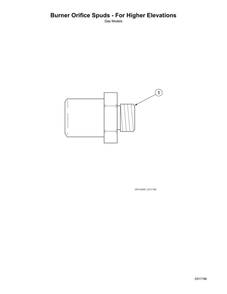 Part Location Diagram of D503779 Maytag N.g. orifice