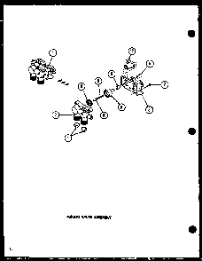 Section 7 Diagram and Parts List for LWD973W P1122803WW Amana Washer