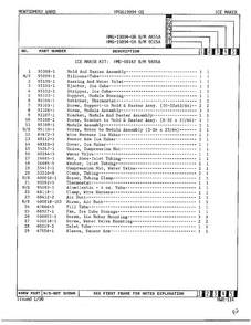 Ice Maker Page 2 Diagram and Parts List for 19894A  Admiral Refrigerator