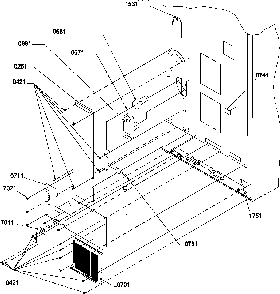 Cabinet Back Diagram and Parts List for BX21TW-P1196512WW  Amana Refrigerator