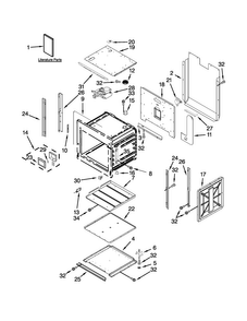 Oven Parts Diagram and Parts List for JMW2330WS02  Jenn-Air Microwave