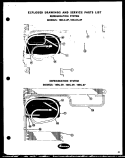 REFRIGERATION SYSTEM Diagram and Parts List for 100LCS-2P 100LCS02P Amana Air Conditioner