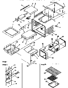 Cavity Diagram and Parts List for ARG7200L-P1143316NL  Amana Range