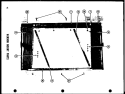 WINDOW MOUNT PARTS Diagram and Parts List for 6-P  Amana Air Conditioner
