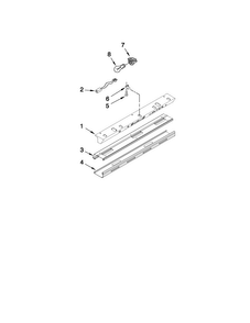 Control Panel Parts Diagram and Parts List for JS42NXFXDW02  Jenn-Air Refrigerator