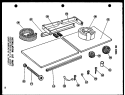 Part Location Diagram of B1100301 Whirlpool GASKET