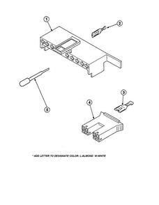Motor Connection Blocks/terminals Diagram and Parts List for CW4202W2-PCW4202W2B  Amana Washer