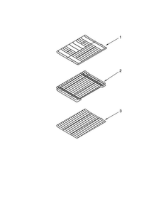 Rack Parts Diagram and Parts List for JGR8890ADP22  Jenn-Air Range