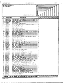 Doors Page 2 Diagram and Parts List for 23973A  Admiral Refrigerator