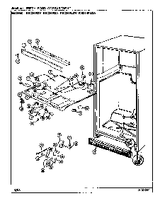 Fresh Food Compartment Diagram and Parts List for RB234PLDV DG90A Magic Chef Refrigerator